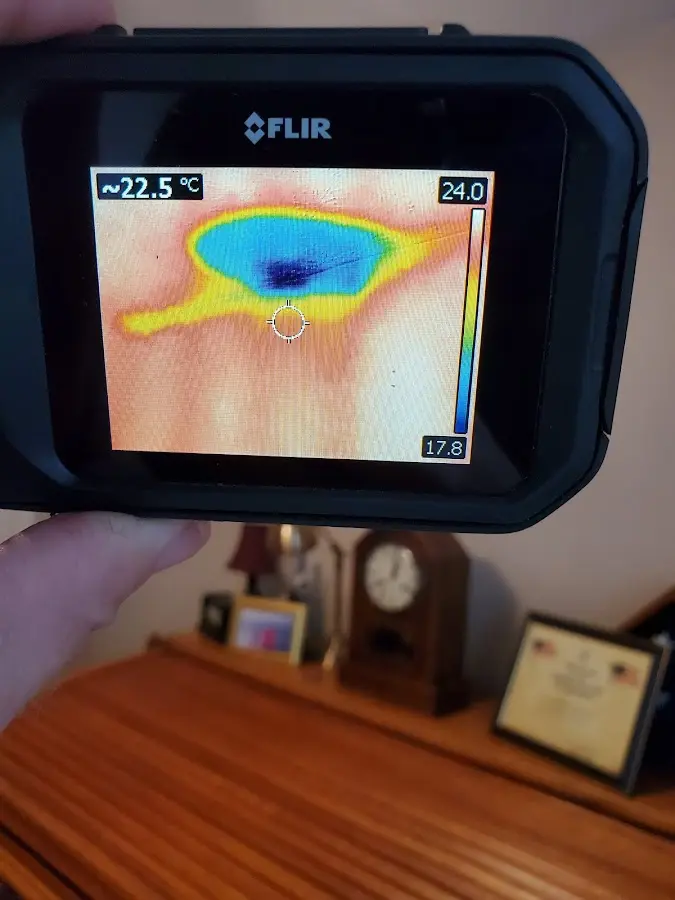 Thermal imaging inspection for water damage in Tontitown