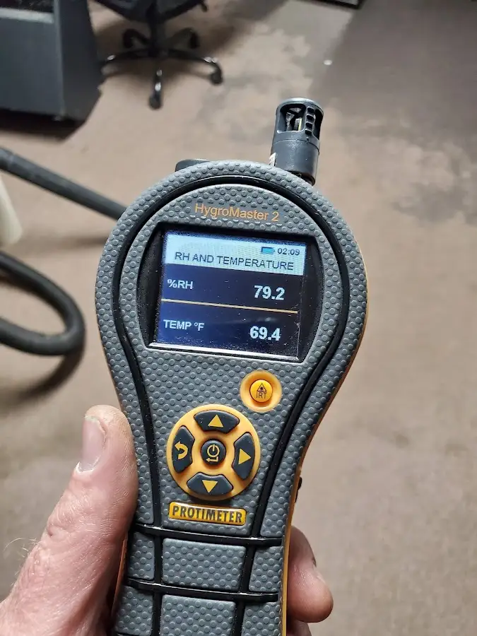 Moisture meter humidity assessment for Fire & Smoke Damage Restoration in Tontitown
